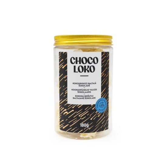 KOKOSRIEKSTI BALTAJĀ ŠOKOLĀDĒ, CHOCO LOKO, 180G